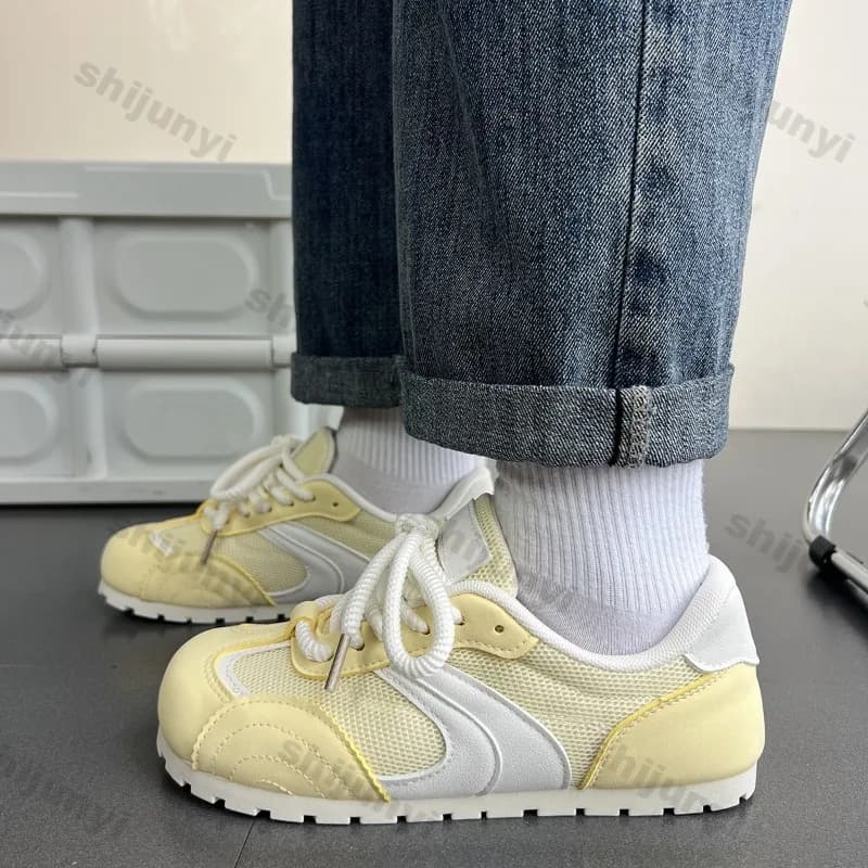 Nuovi Arrivi Estate 2026: Scarpe Sportive Casual da Donna Traspiranti e Comode, Antiscivolo con Lacci Incrociati, Sneakers Resistenti all'Usura