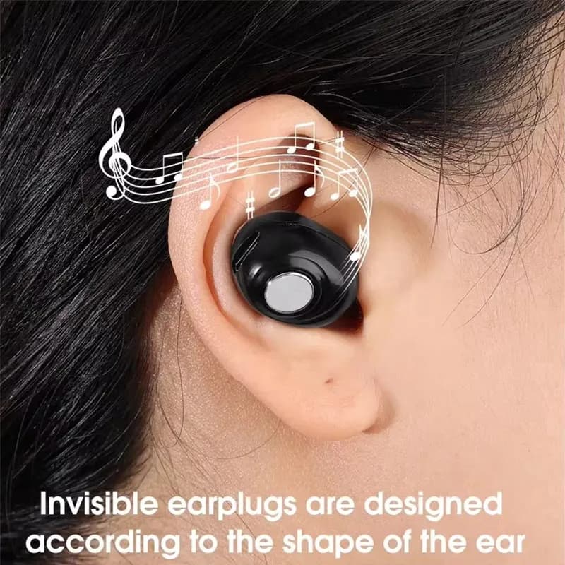 X2 Mini Invisible Earphones Bluetooth 5.0 Wireless Headphones HandsFree Sports In-Ear Earbuds HiFi Music Gaming Headset with Mic