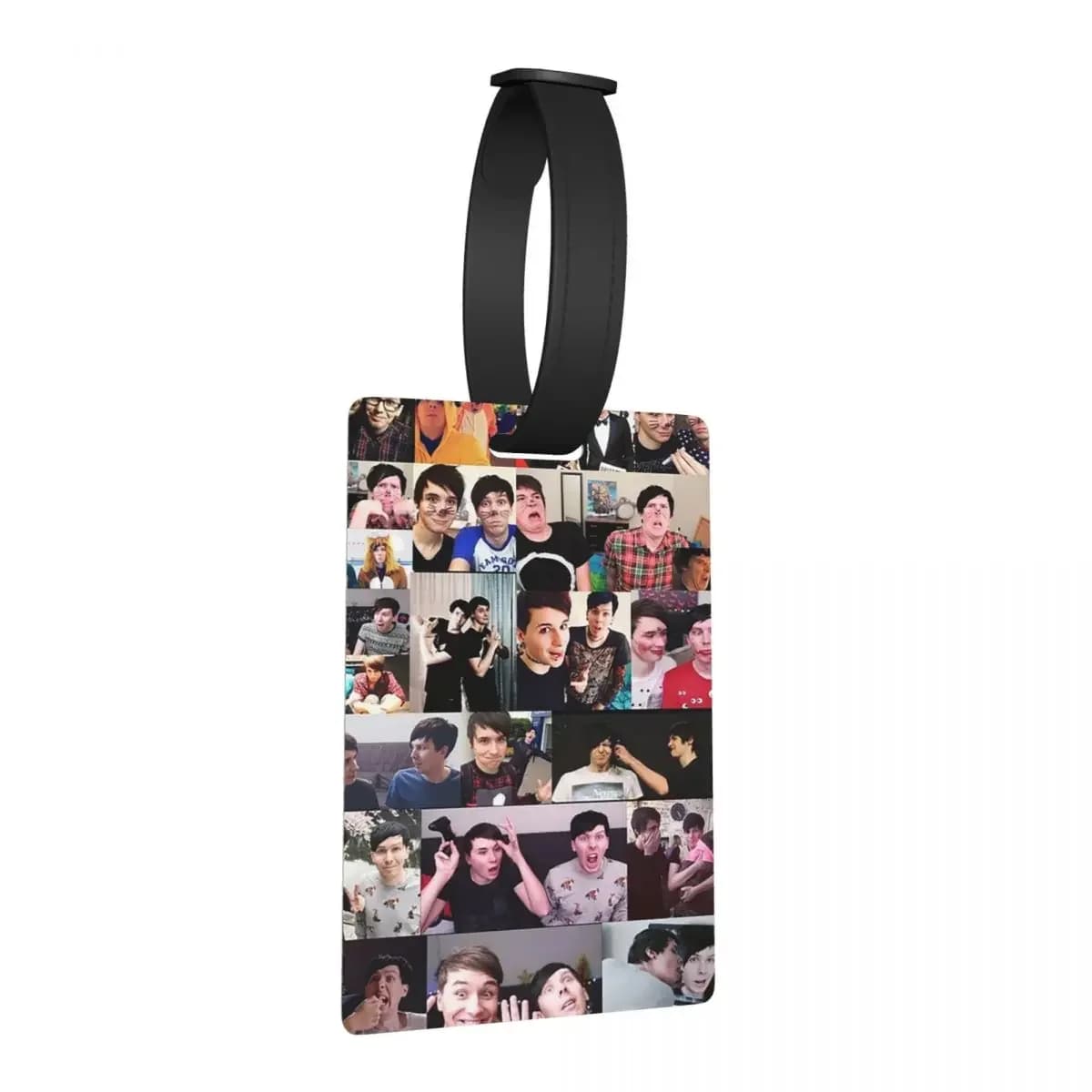 Dan e Phil! Etichette per bagagli Accessori per valigie Viaggi Simpatico bagaglio Etichetta per imbarco Porta etichette ID Nome Indirizzo