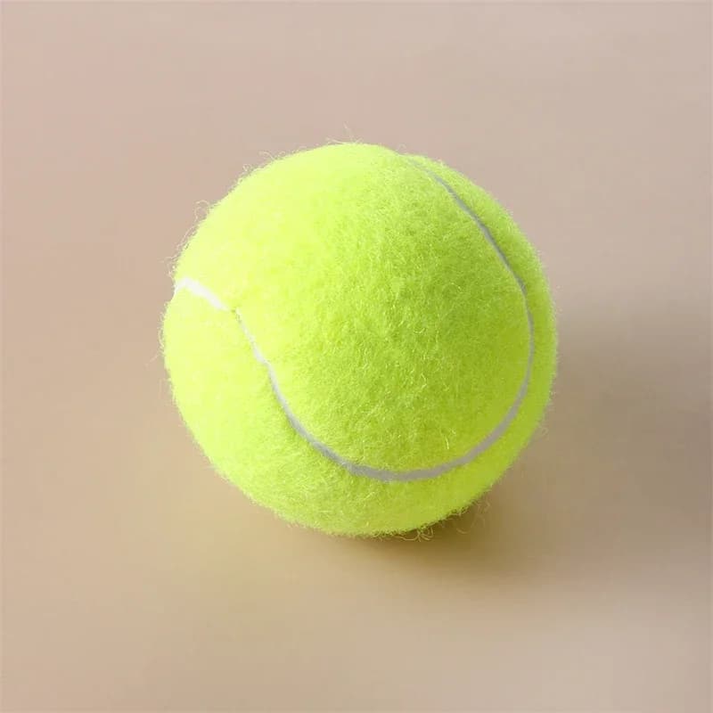 1 pz palline da Tennis ad alto rimbalzo pratica allenamento elasticità all'aperto durevole Tennis per cani Bite Chase e Chomp 6.3-6.4CM