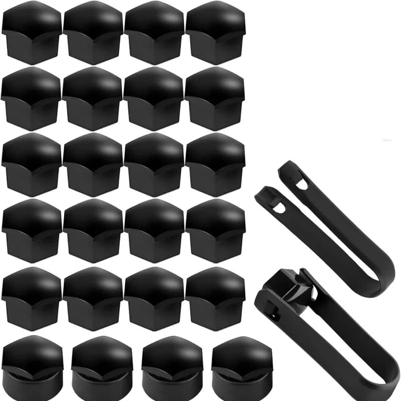 26 17mm Universal Plastic Wheel Cover Parts, Bolt Covers, Pneumatic Screw Covers, Wheel Hub Decorative, Protective Cover for Dice