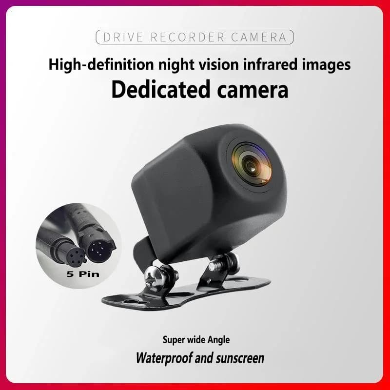 5 pin waterproof camera camera for parking assistance supports reverse of monitor DVR wide-angle recording lens at 170 degrees
