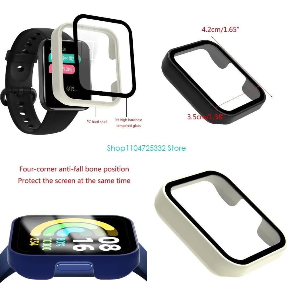 Custodia protettiva per cornice dello schermo P5EA per Redmi Watch 2 Cover protettiva antiurto