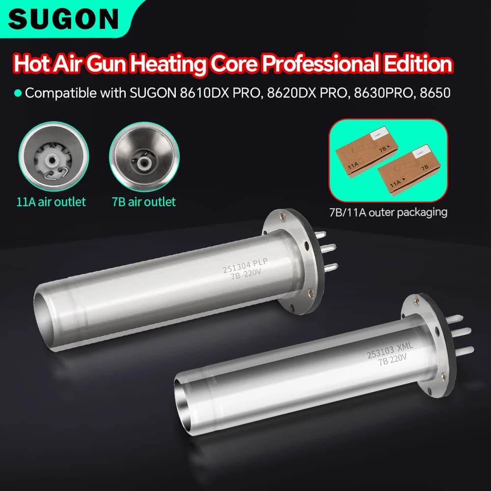 SUGON 8650 Pistola Ad Aria Calda Elemento Riscaldante Nucleo di Riscaldamento In Ceramica 110 V/220 V Per SUGON 8650 Pistola di Calore Rilavorazione Saldatura riparazione