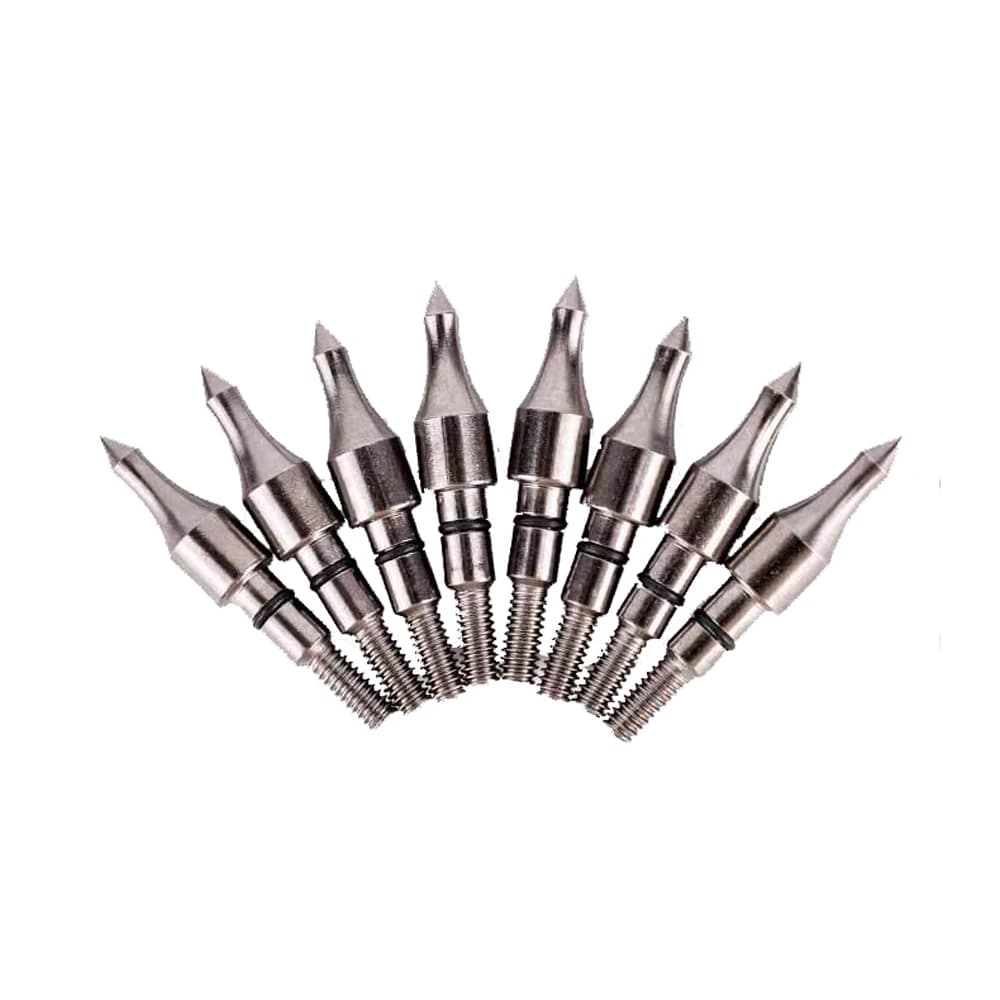 12 pz 100gn Punte di Freccia Punto di Bersaglio Punta di Freccia per ID 6.2mm Frecce Composto Arco Ricurvo Tiro Con Arco Caccia Tiro Broadhead