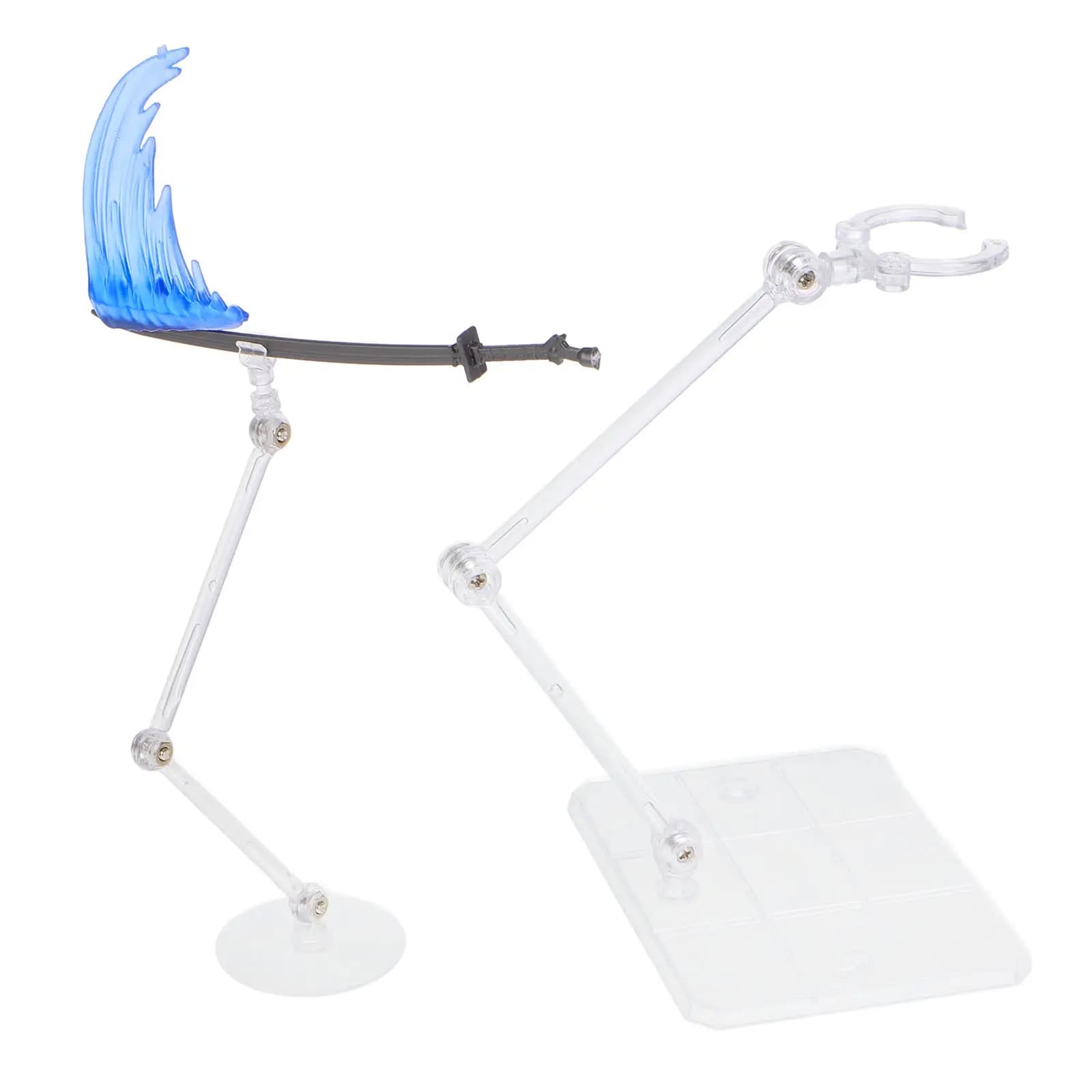 Set di 1 Supporto per Esporre Lame di Spade, Base per Action Figure con Effetti Speciali, Espositore Trasparente per Collezioni