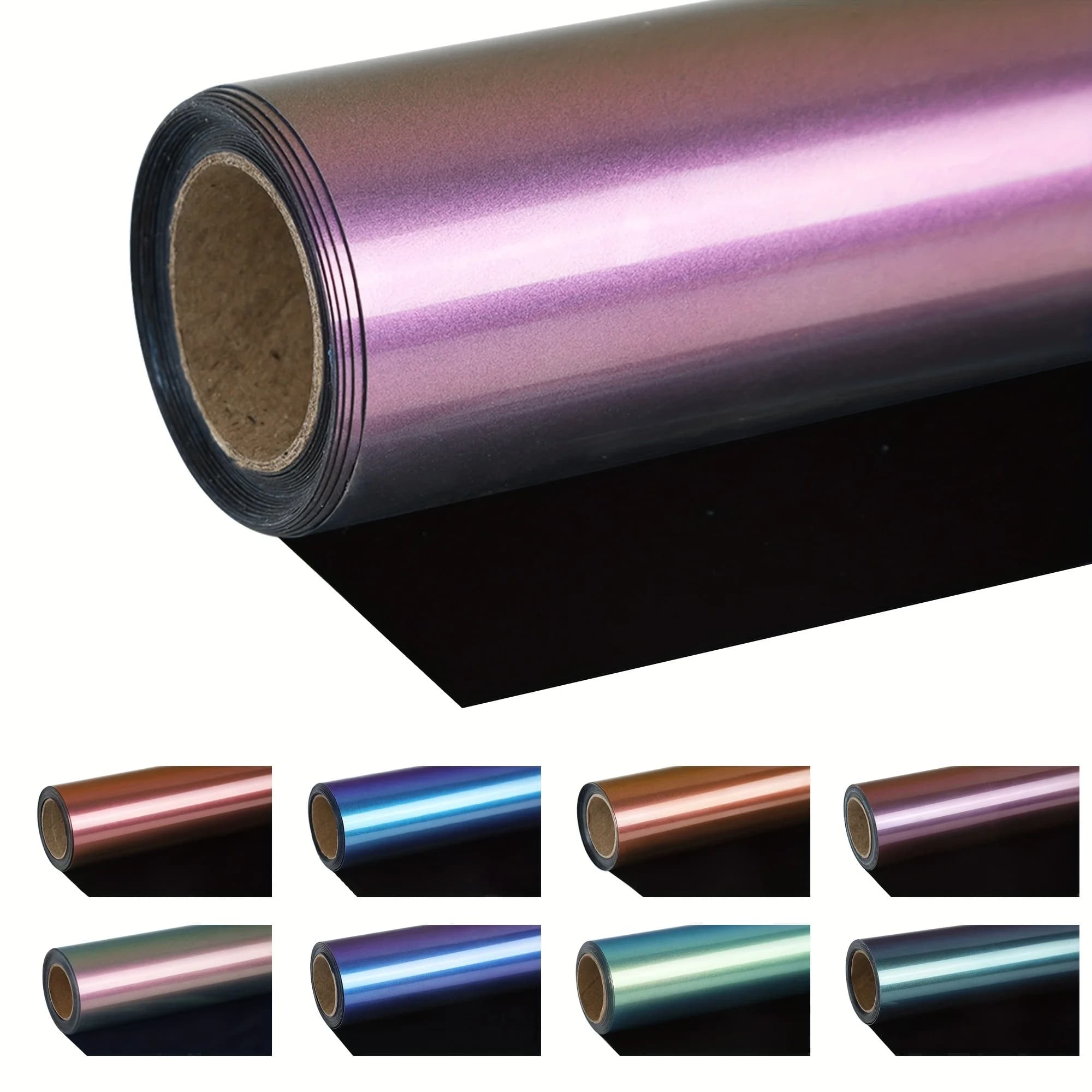12" x 7ft Chameleon PU HTV Vinyl, guangyintong Heat Transfer Vinyl for T Shirt, Iron On Vinyl For All Cutter Machine