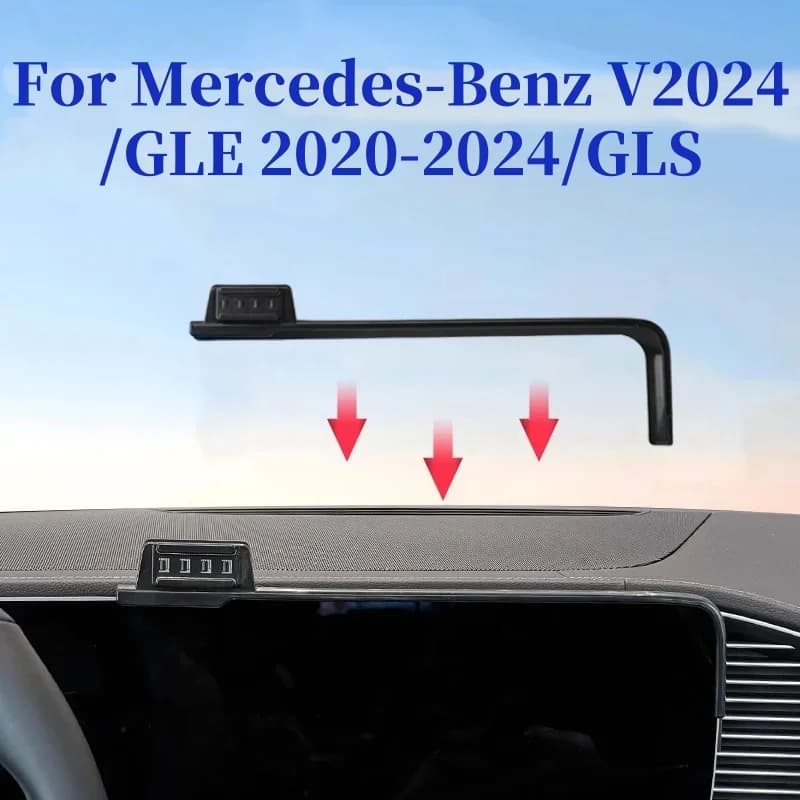 Per Mercedes-Benz Classe W447 2024 GLE W167 2020-2024 GLS X167 2022-2024 Supporto per telefono cellulare per auto Accessori interni auto
