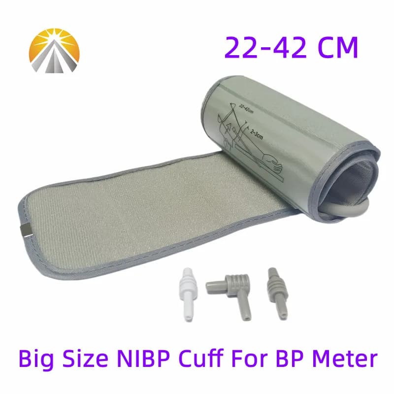 Portable NIBP wrist for adults 22-42 / 22-48 cm for arm Digital monitor Single tube tonemeter Cuf upper armband for BP meter