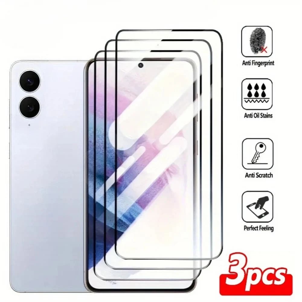 3 pezzi HD protezione schermo trasparente per Samsung S25 Edge S23 S24 S21 Ultra S22 S20 S10 Plus S24 S21 FE vetro temperato a copertura totale
