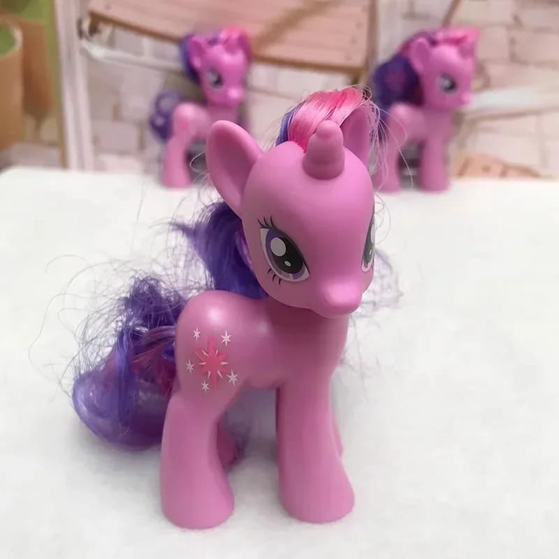 Hasbro Anime My Little Pony Twilight Sparkle Cartoon Action Figures Toy Model Collection Ornamenti Regali di compleanno per bambini