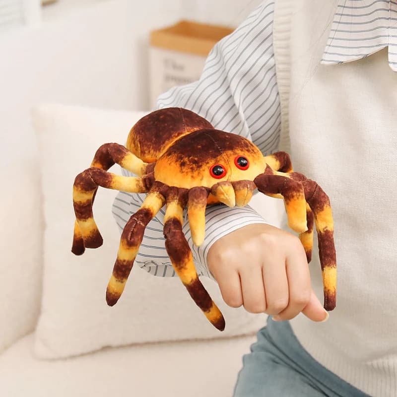 Nuovo Arrivo: Peluche a Forma di Ragno da 25cm, 7 Colori, Morbido Giocattolo Decorativo per Regali e Arredamento