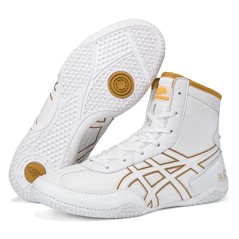 Boxing Shoes Breathable Mesh Non-slip Sole Lightweight Training Sneakers for Kickboxing Wrestling Combat Sports Size 31-47