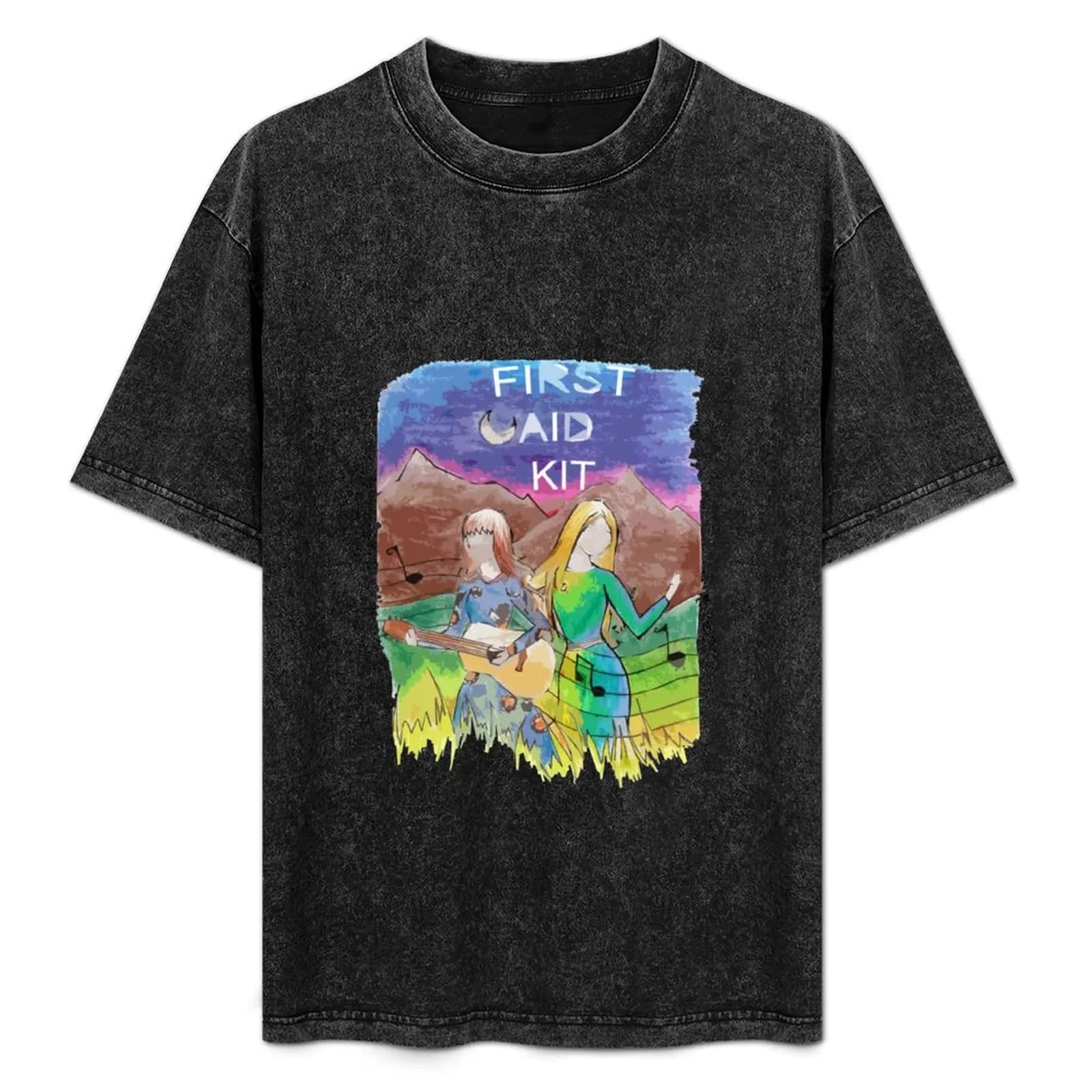 T-shirt First Aid Kit All Match Basic a maniche corte