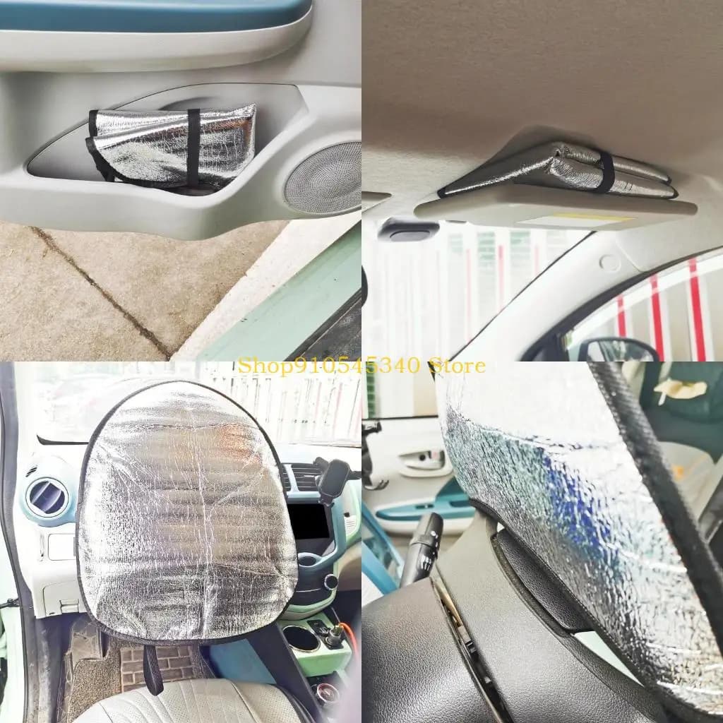 U2JA Car steering wheel Anti-Calore Sunbed Cover for car Vehicle Truch for car
