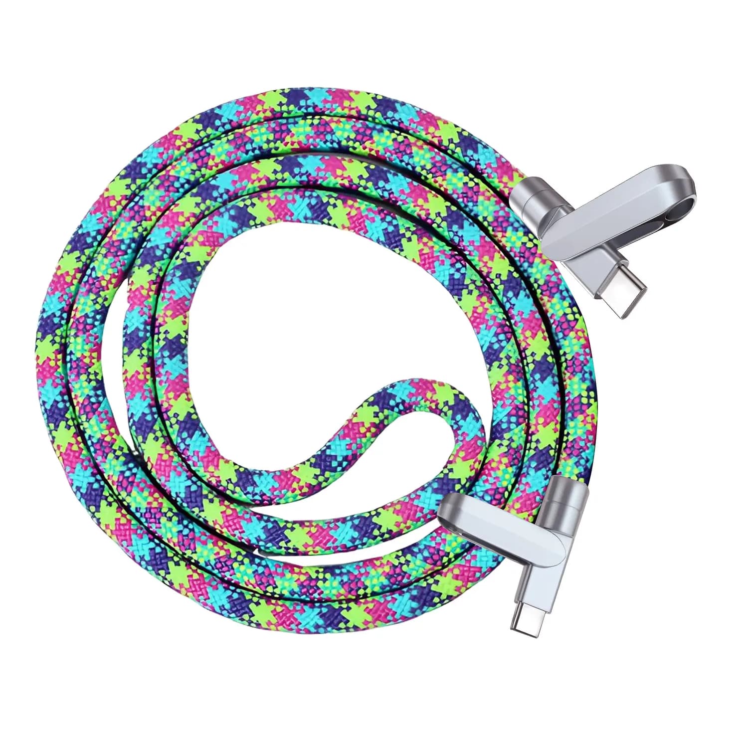 Cavo USB-C a USB-C da 240W 5A per iPhone 17 16 Pro Max, Cavo Dati PD a Ricarica Rapida per Samsung Xiaomi, Cavi di Ricarica Veloce
