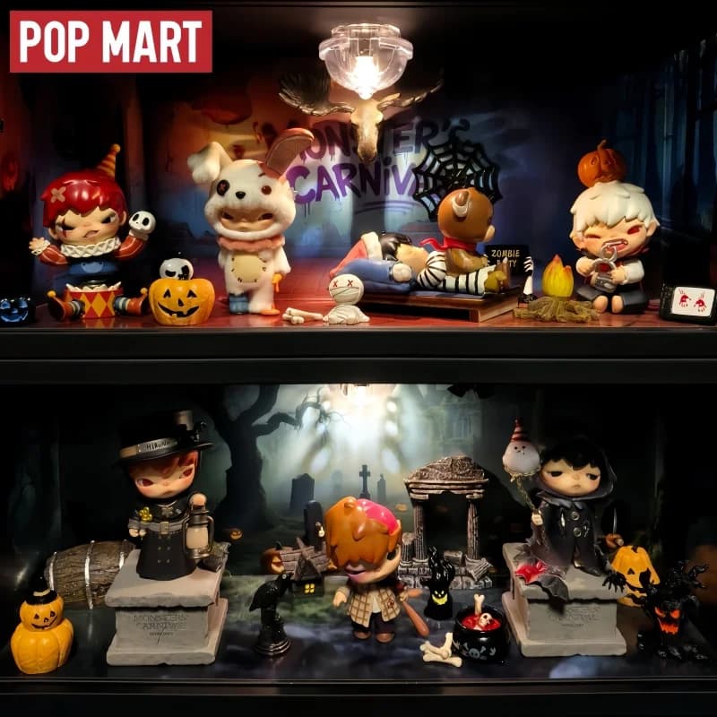 New Pop Mart Hirono Monster Is Carnival Series Trendy Blind Box Mystery Box Cute Anime Figure Ornaments Gifts Surprise Toys