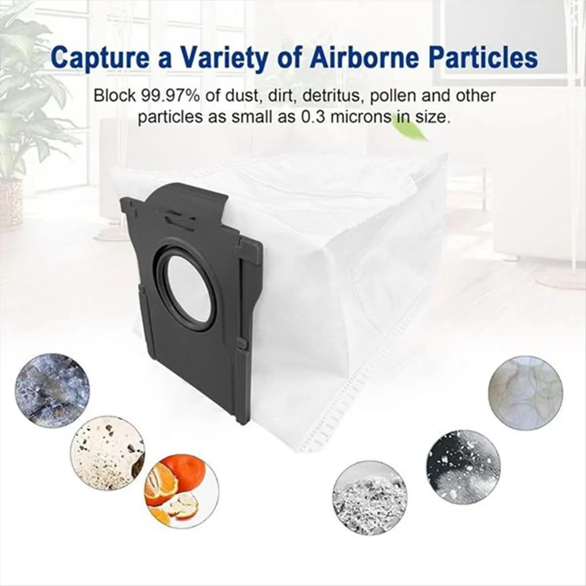 DT1245 TO 15 Pcs for E30 Ultra / Trouver E30 Ultra Vacuum Cleaner Accessories Main Side Brush Mop Filter Dust Bags