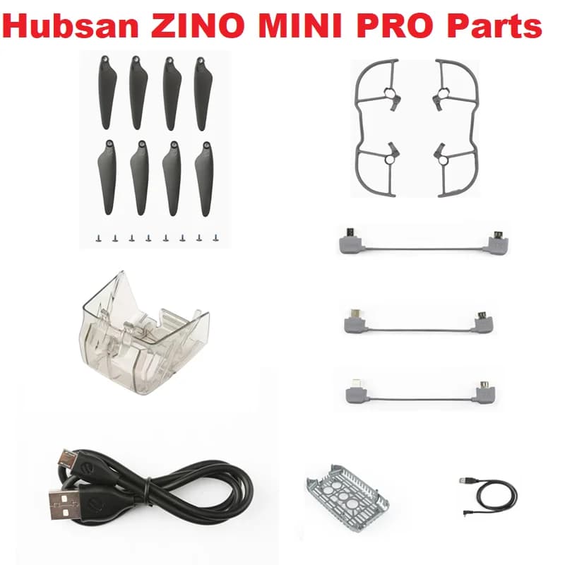 Hubsan ZINO MINI PRO / MINI SE Drone Pezzi di ricambio Accessorio Lama Protezione dell'elica Copertura del caricatore Scudo termico Cavo del telecomando