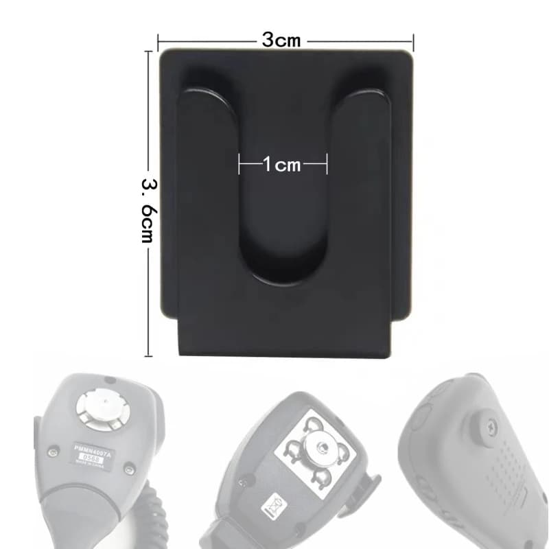 Universal Microphone Holder Hand Hook Clip for Motorola Kenwood YEASU TYT Hytera BAOFENG Car Radio Walkie Talkie