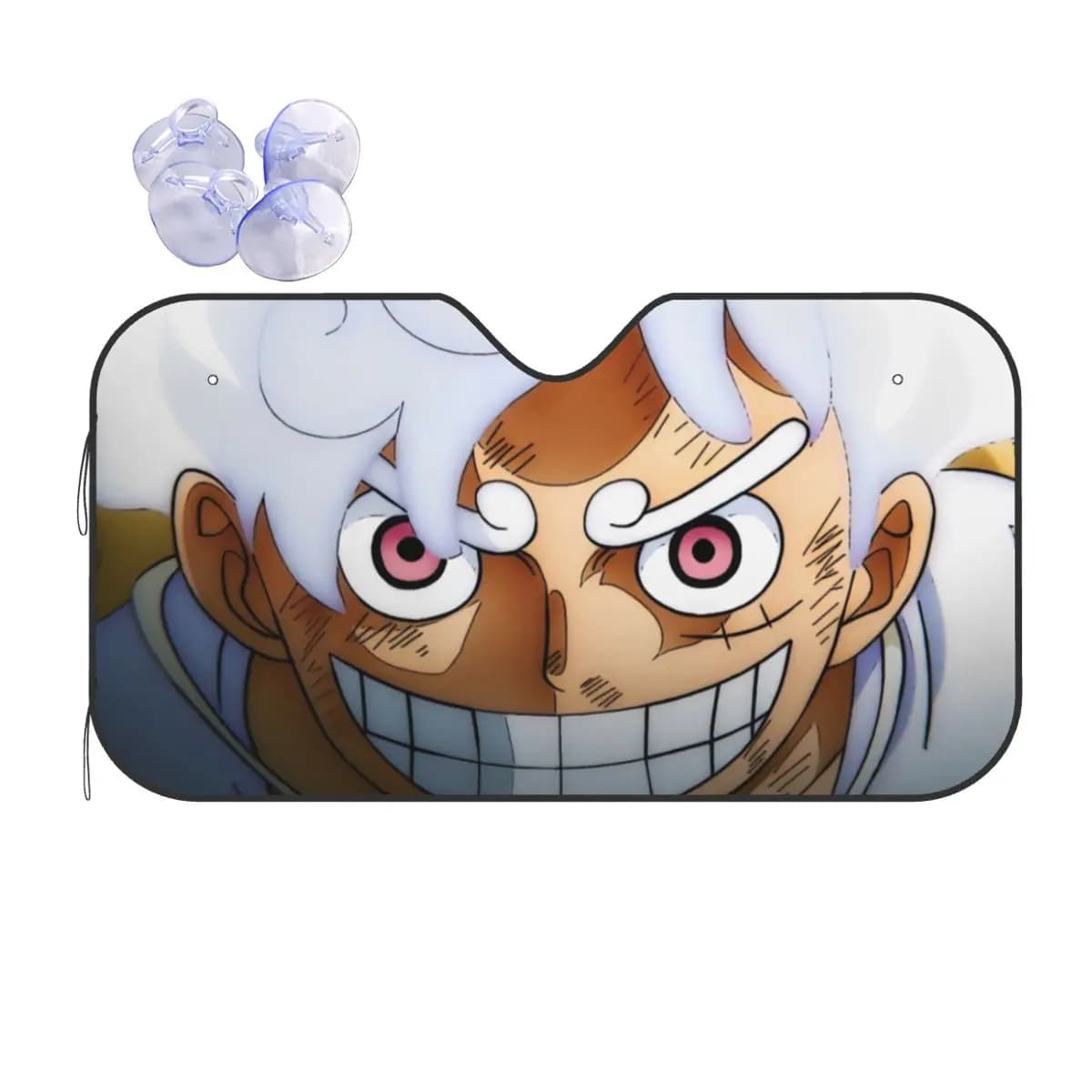 Rufy Anime Gear 5 Parabrezza Parasole Copertura pieghevole Blocco anteriore Finestra 70x130 cm Visiera parasole Tende Parasole Proteggi