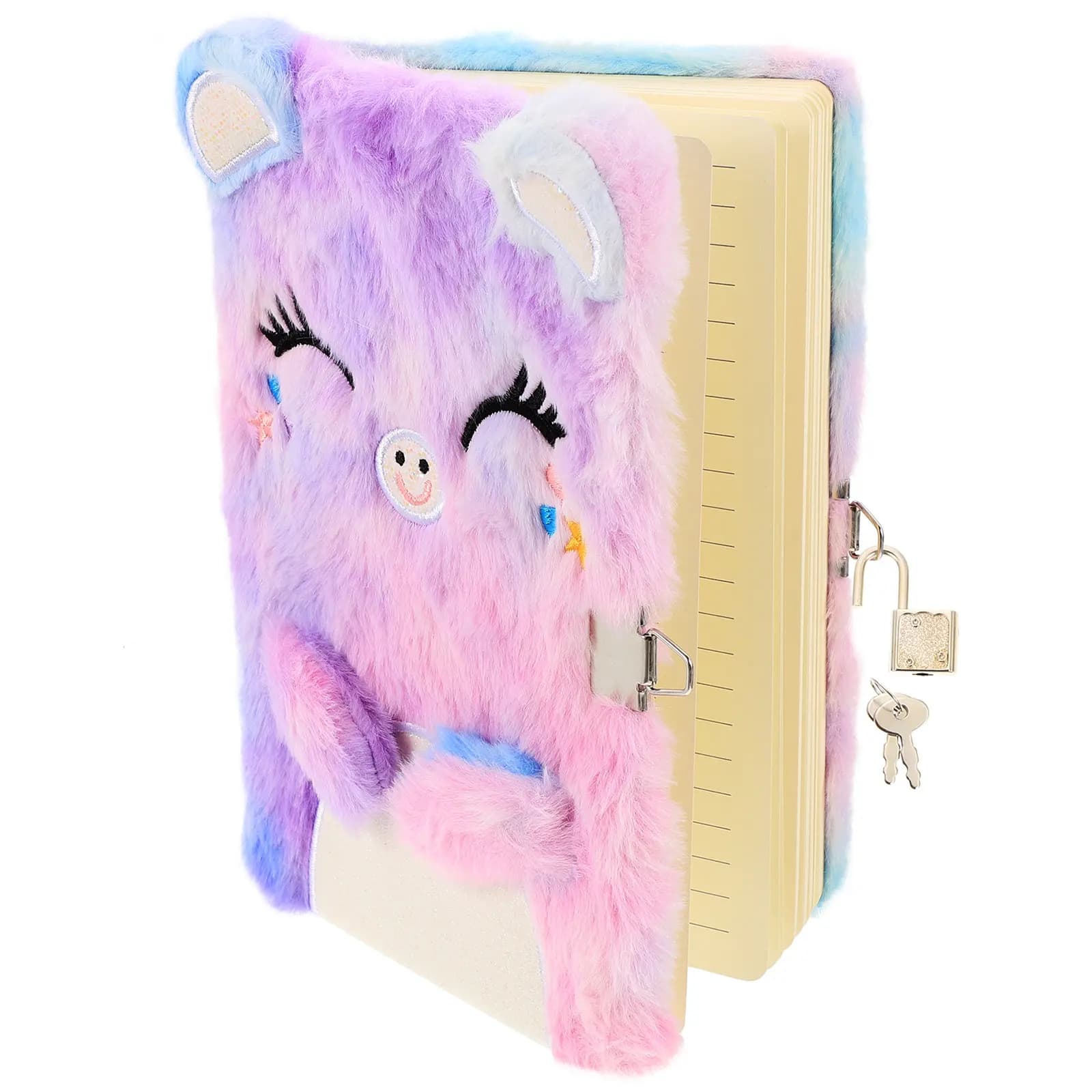 Quaderno con Lucchetto in Stile Cartone Animato per Ragazze, Carta Liscia per Scrittura, Diario Perfetto, Agenda da Viaggio, Scrittura Creativa, Planner Personalizzato
