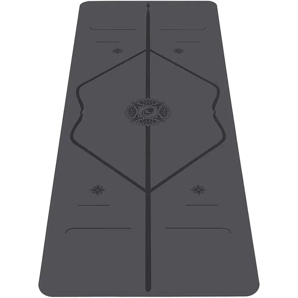 Tappetino Yoga Ecologico con Borsa per il Trasporto, Sistema di Presa Brevettato, Antiscivolo, Resistente al Sudore, Extra Lungo e Largo, Spessore 4,2 mm per C