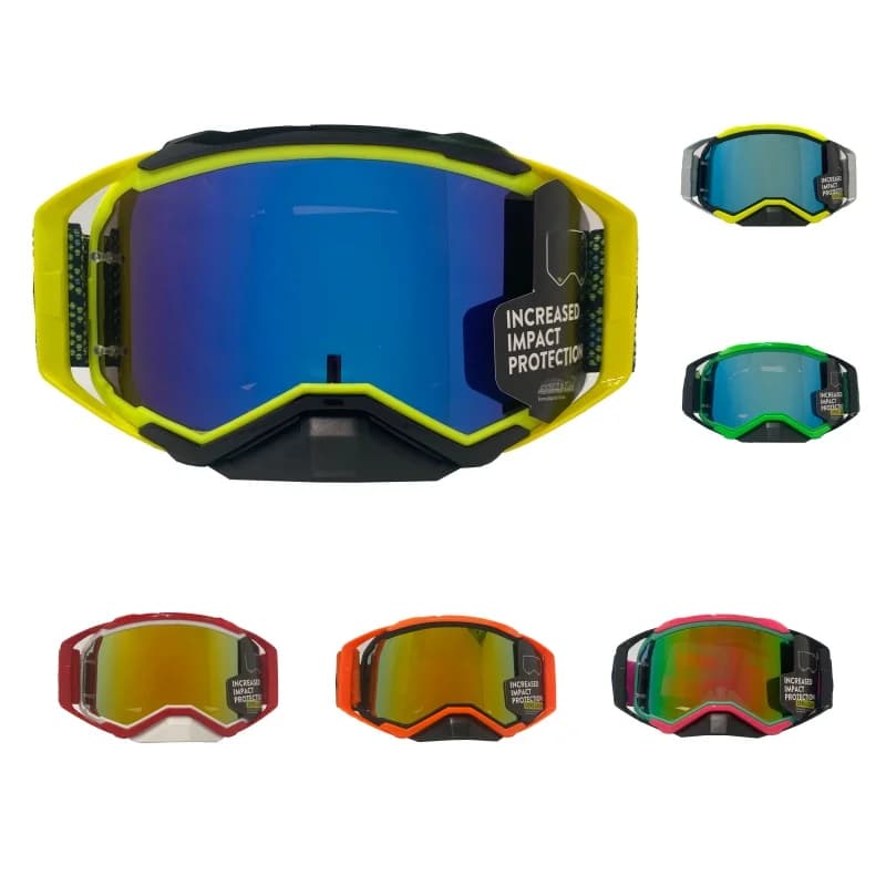 Helmet‑Compatible MX Goggles Dust‑Splash Resistant UV400 Eye Shield for Motorbike Off‑Road Ski Snowboard Climbing Activities