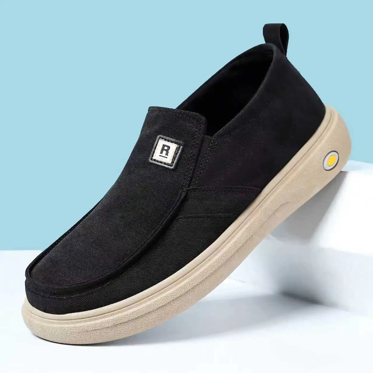 2026 Men's Summer Sports Running Shoes Soft Bottom Non-Slip Comfortable Wear-Resistant Versatile One-Step Slip-On Design