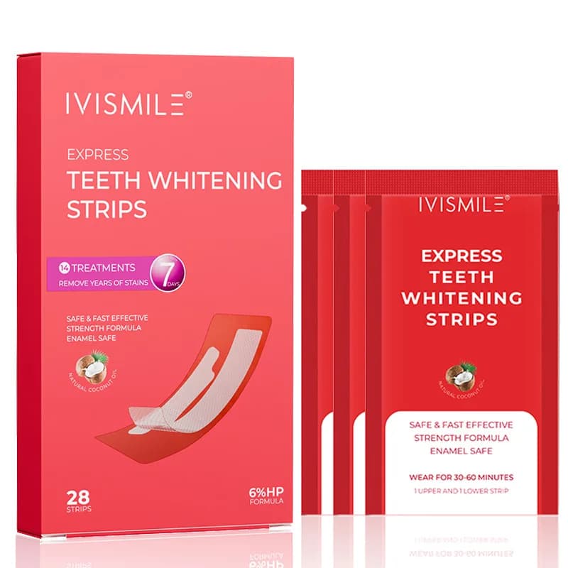 VISMILE Strips Teeth Whitening Strips Wet Strips 6HP Removal Spots Brilliant smile Mint flavor Delicate whitening Stock ready for cross border