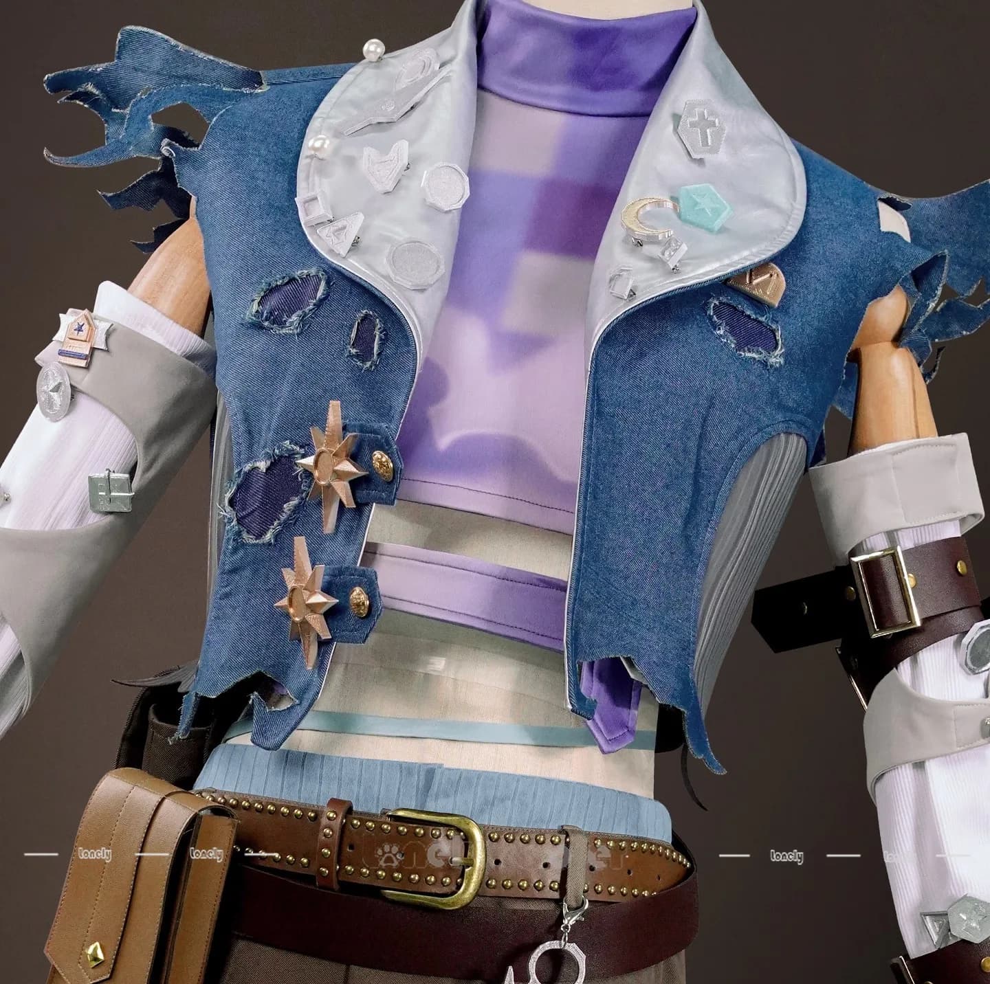 Costume Cosplay Identity V Lanternist Amanda Gaddis: Completo con Cappello, Cintura, Borsa e Accessori per Donna e Ragazza - Perfetto per Feste