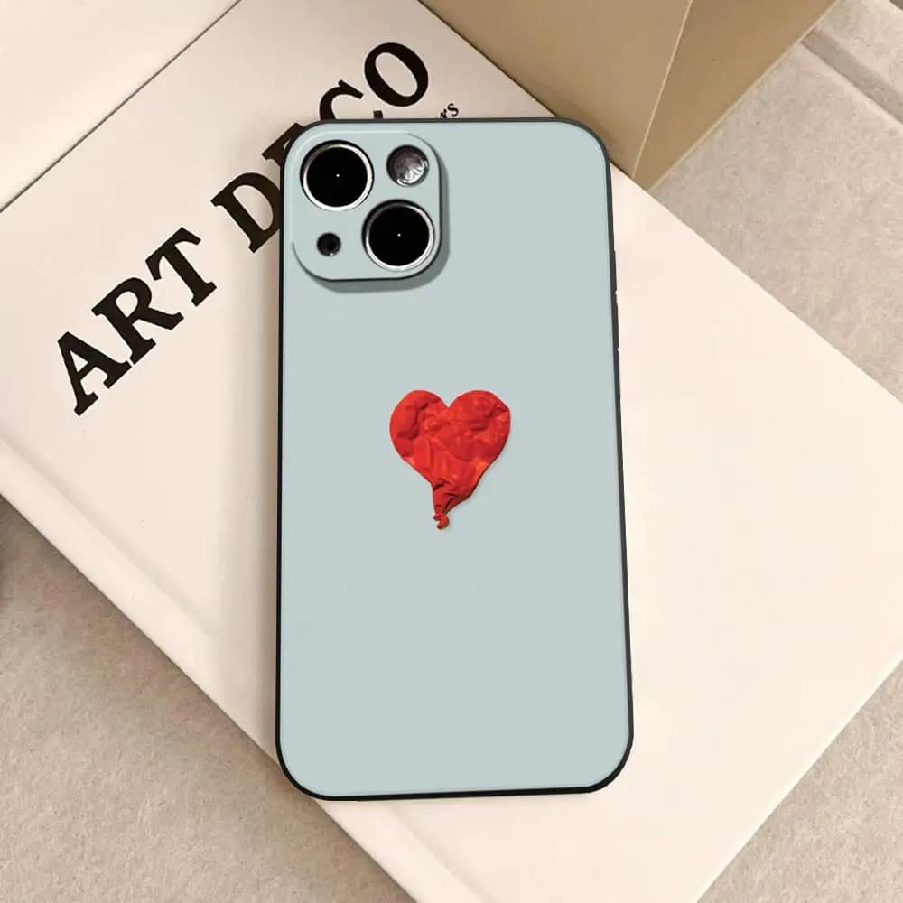 Cover per iPhone Singer K-Kanye W-West Albums antiurto HD trasparente per iPhone 17 Air 16 15 14 Plus 13 12 11 Pro Max 16e