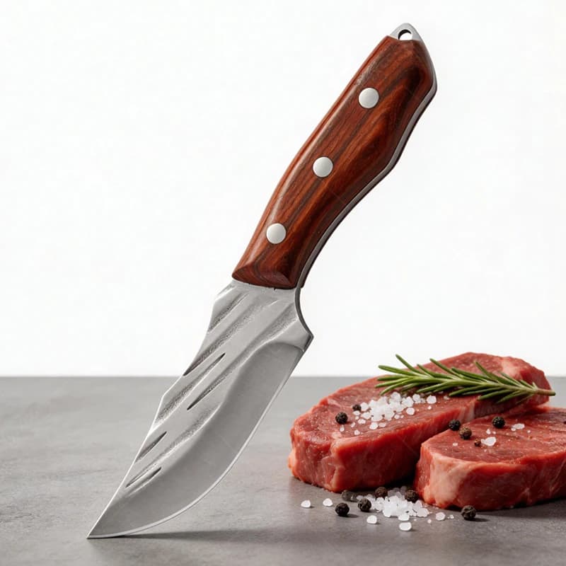 Coltello da Cucina WXCOO Forgiato in Acciaio Inossidabile, Coltello per Disossare, Coltello Multiuso per Frutta e Verdura, Coltello da Macellaio