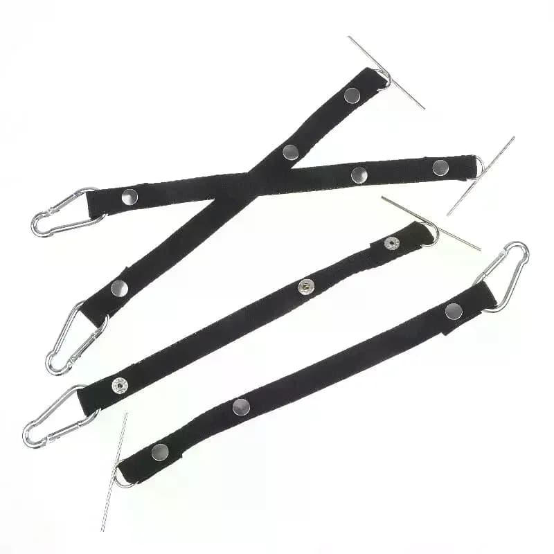 Portautensili da Cintura con Gancio, 1/4 Pezzi, per Nastro Isolante, Regolabile, da Appendere alla Cintura, per Elettricisti, Nero