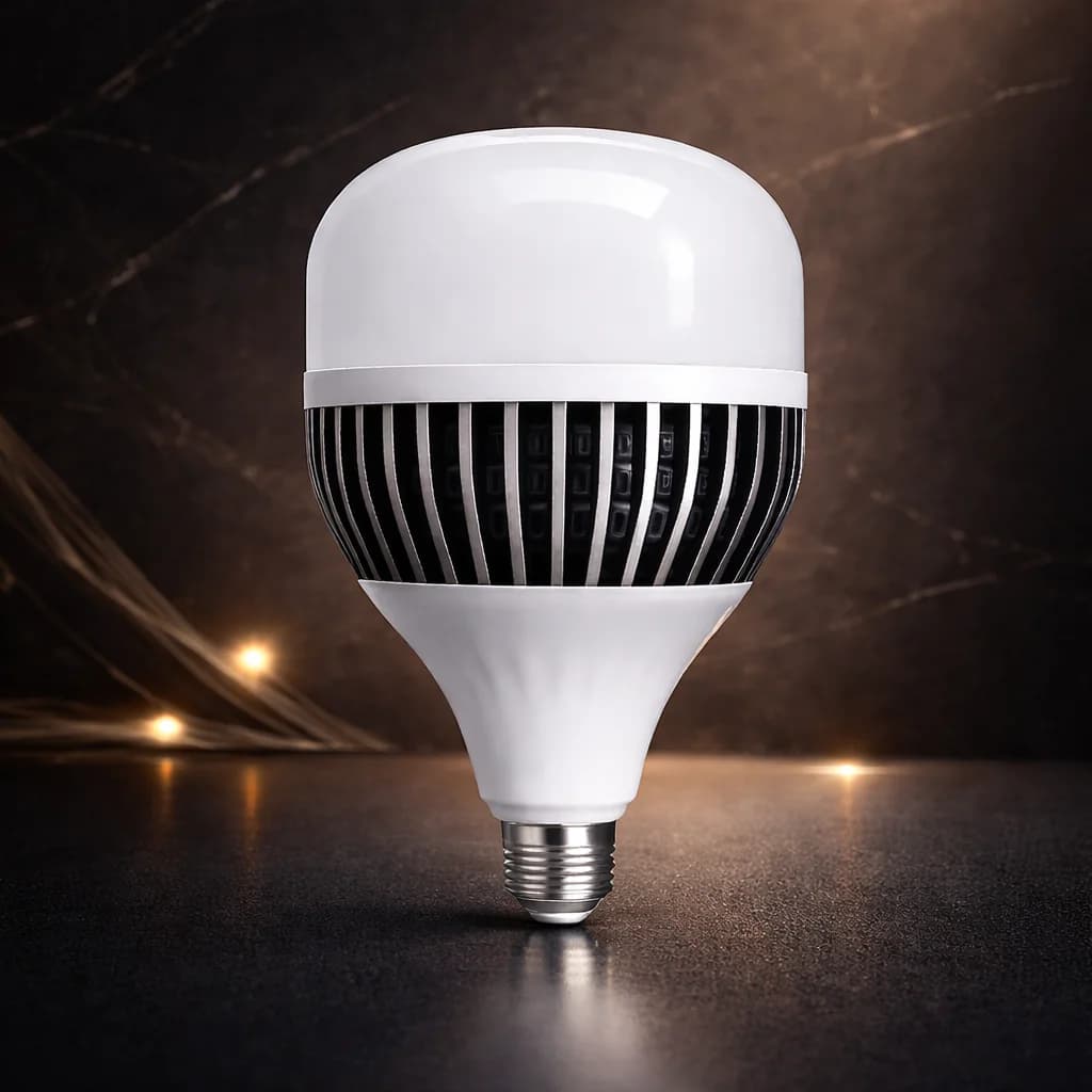 Lampadina LED E27 ad alta potenza 220V, super luminosa, a risparmio energetico, per illuminazione interna di casa, garage, magazzino, ufficio.