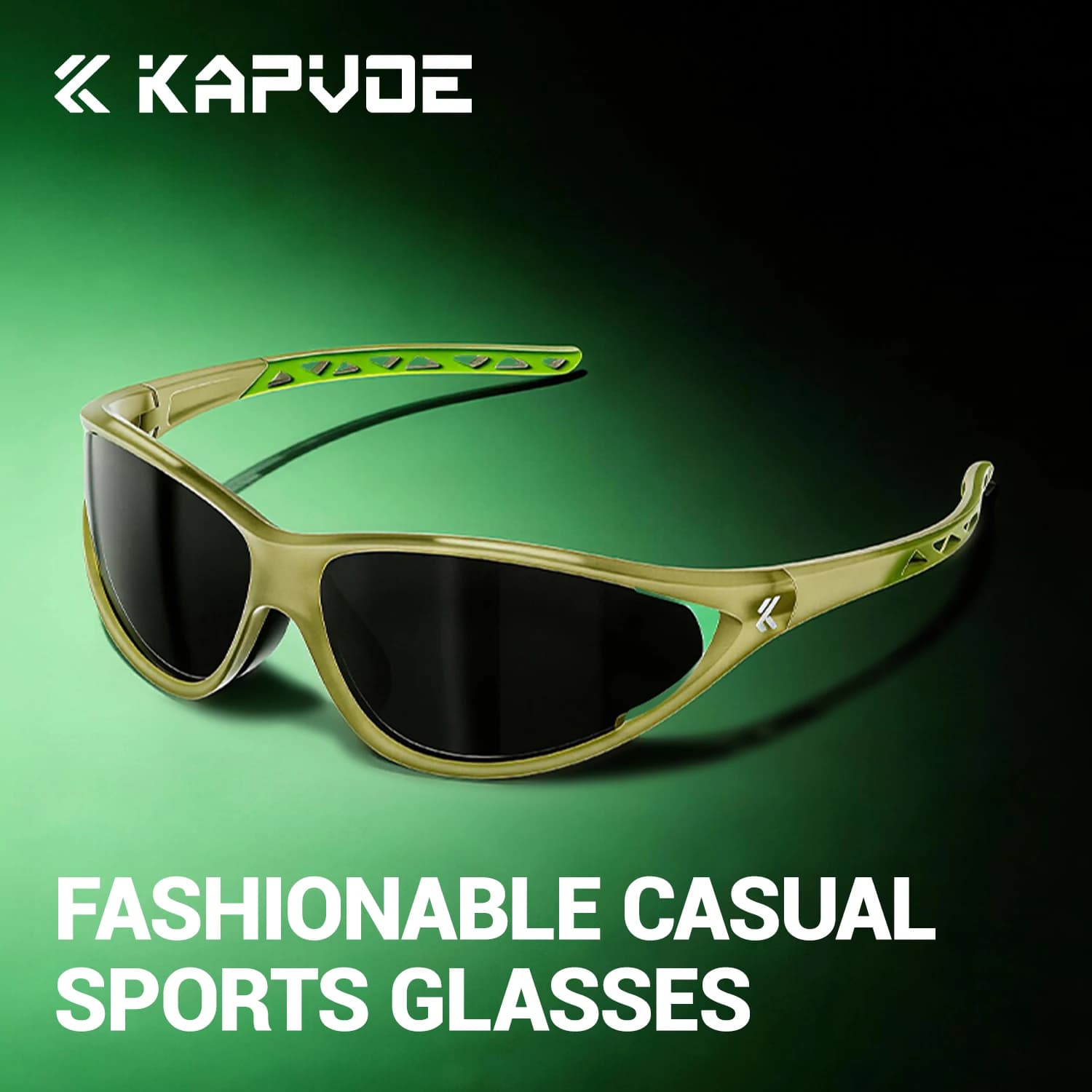 KAPVOE HD UV400 Photochromic Cycling Glasses Sun Wind Protection Unisex Stylish Outdoor Hiking Sunglasses Sports Driving Glasses