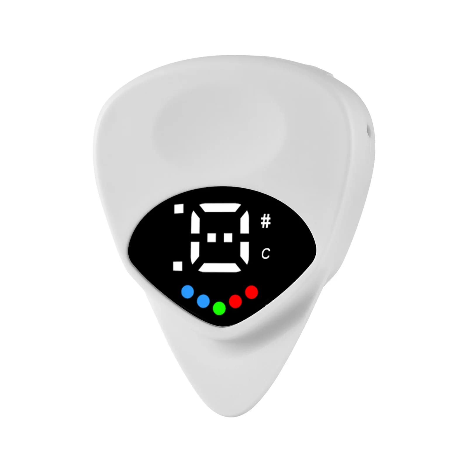 Plettri per chitarra 2 in1 Accordatore Chitarra folk Ukulele Accordatore multifunzionale cromatico Display retroilluminato Accessori per accordatore per chitarra portatile