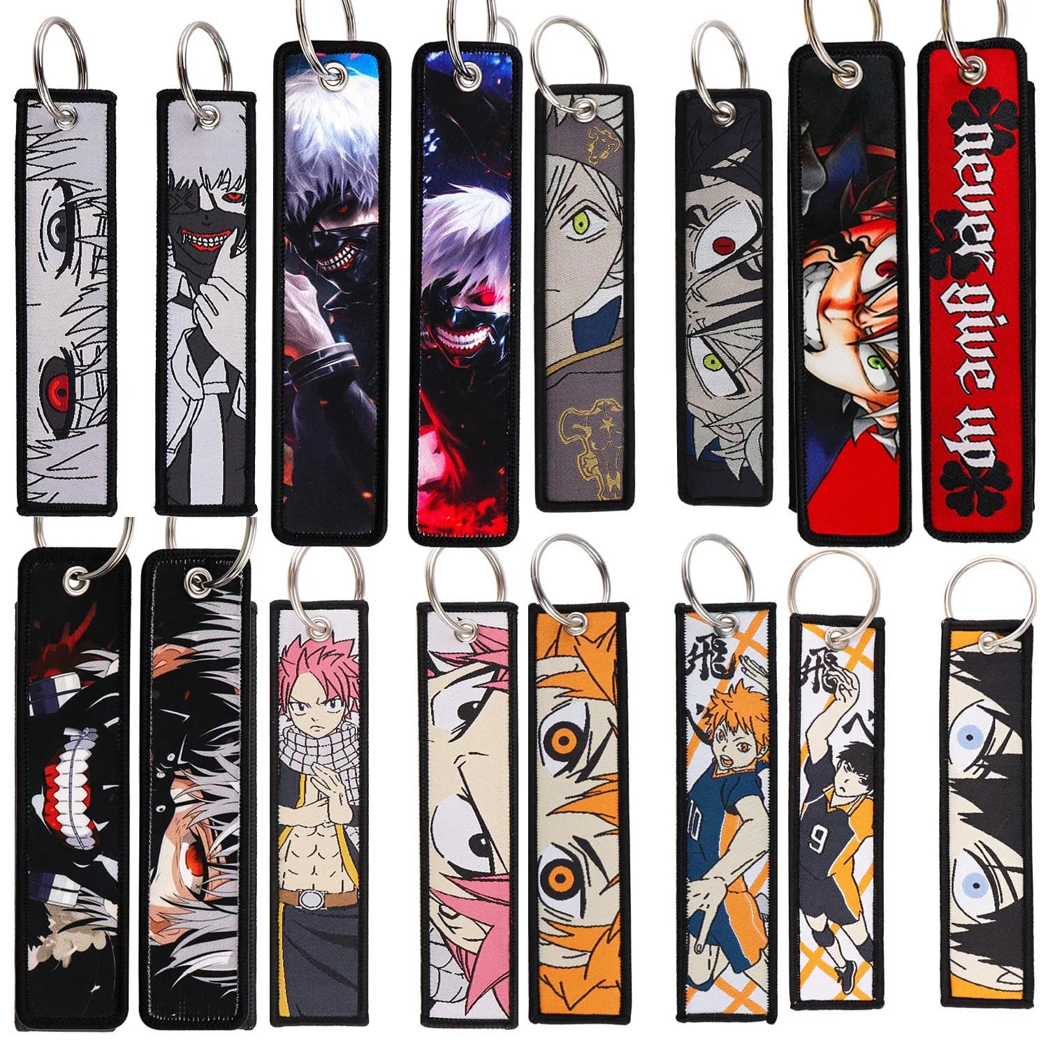 Laccetto da collo con stampa Kiss Cat e design Anime Art Pallavolo, porta credenziali, porta badge, porta chiavi, accessorio per palestra
