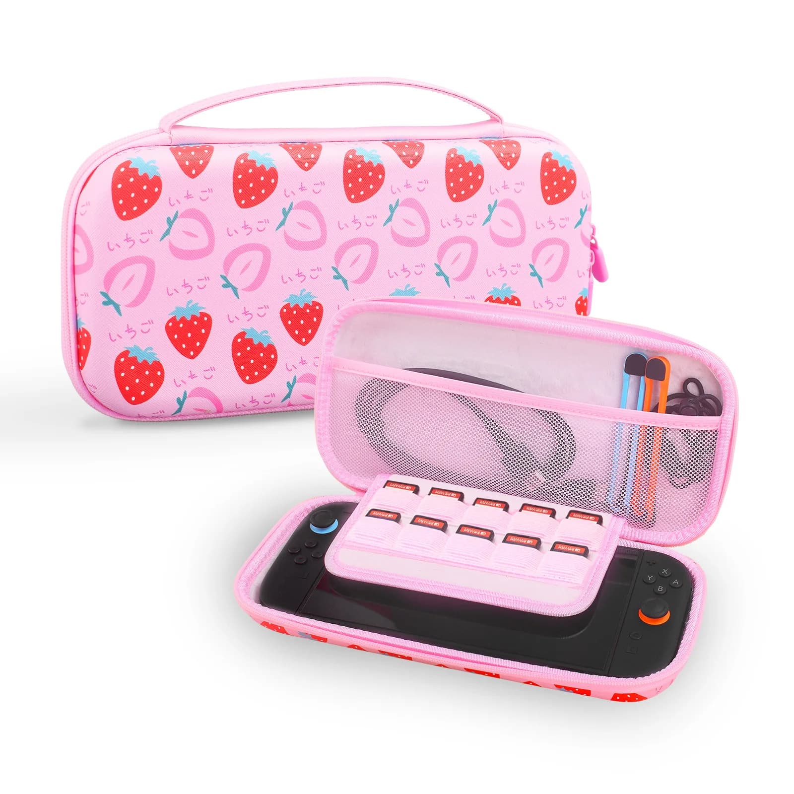 Borsa portaoggetti portatile Eva rosa per borsa controller Ns Switch 2 Accessori di gioco per custodia console Nintendo Switch 2 2025