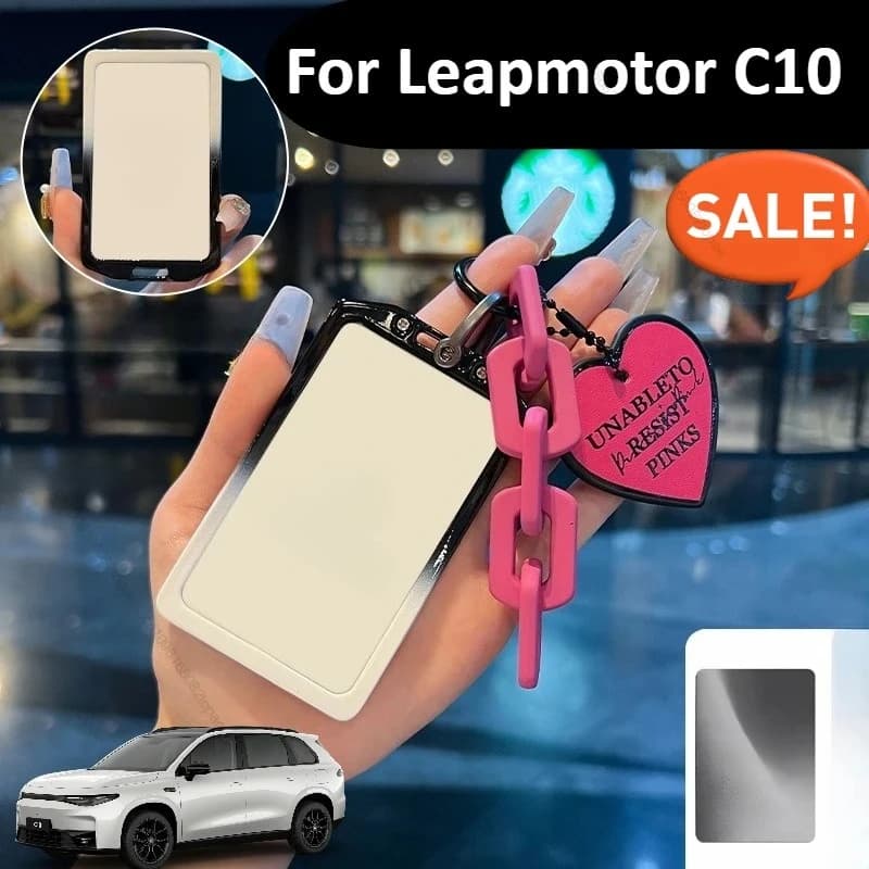 Per Leapmotor C10 Auto NFC Card Chiave A Distanza Della Copertura Fob Caso Della Protezione Del Supporto Borsette Auto Keyless Kychain Accessori Interni