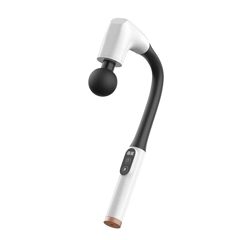 6 mm deep massage gun with 4 massage heads 360 ° Extension handle for muscle relief