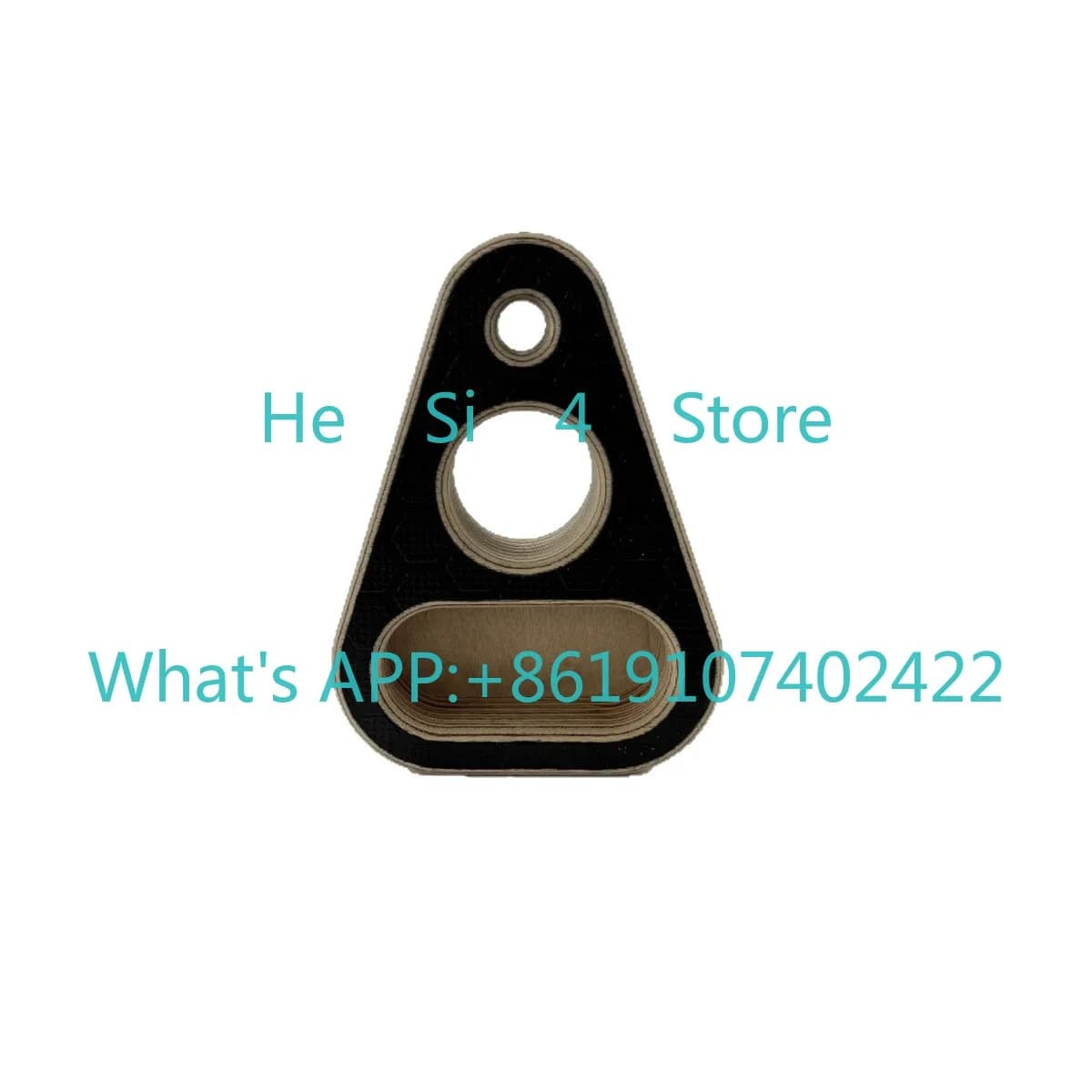 Black triangular finger plate Wooden horizontal bar Rock climbing Portable finger training board Pull-up sports Outdoor