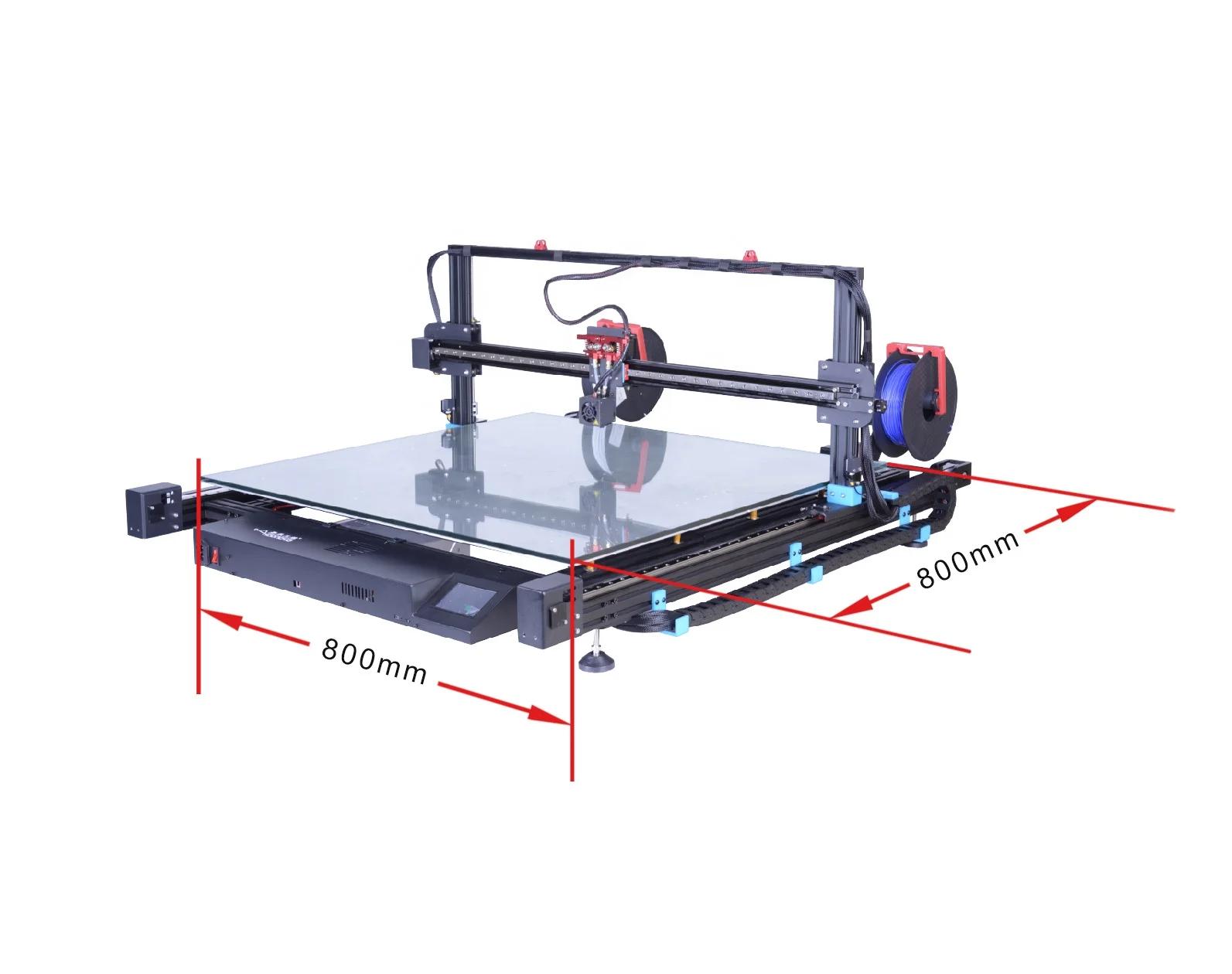 Stampante 3D 8080 dimensioni di stampa adatta a diversi filamenti