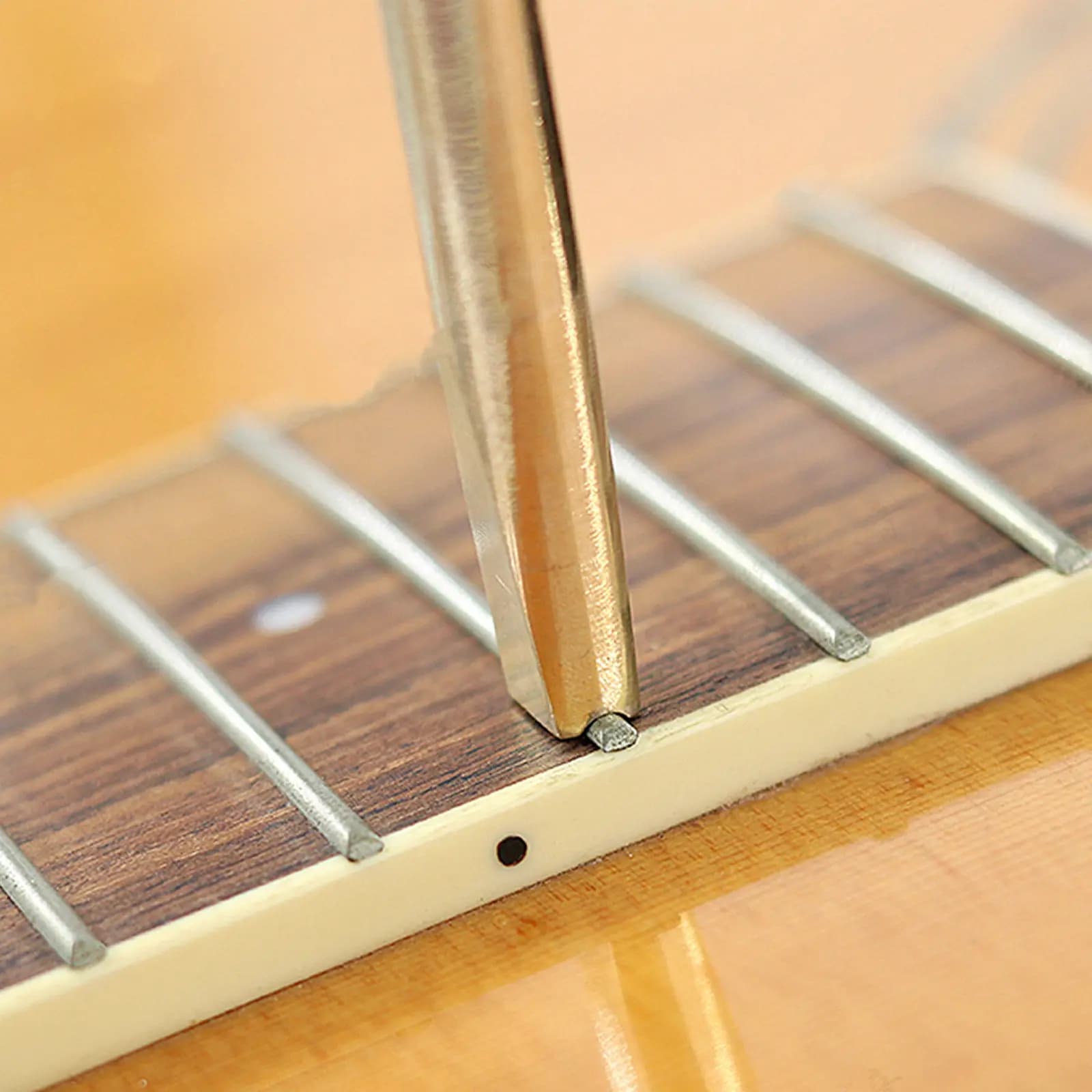 Simple Guitar Fret Punch Needle Sturdy Metal Construction for Quick Fret Replacement Easy Carry Guitar Repair Tool Luthier