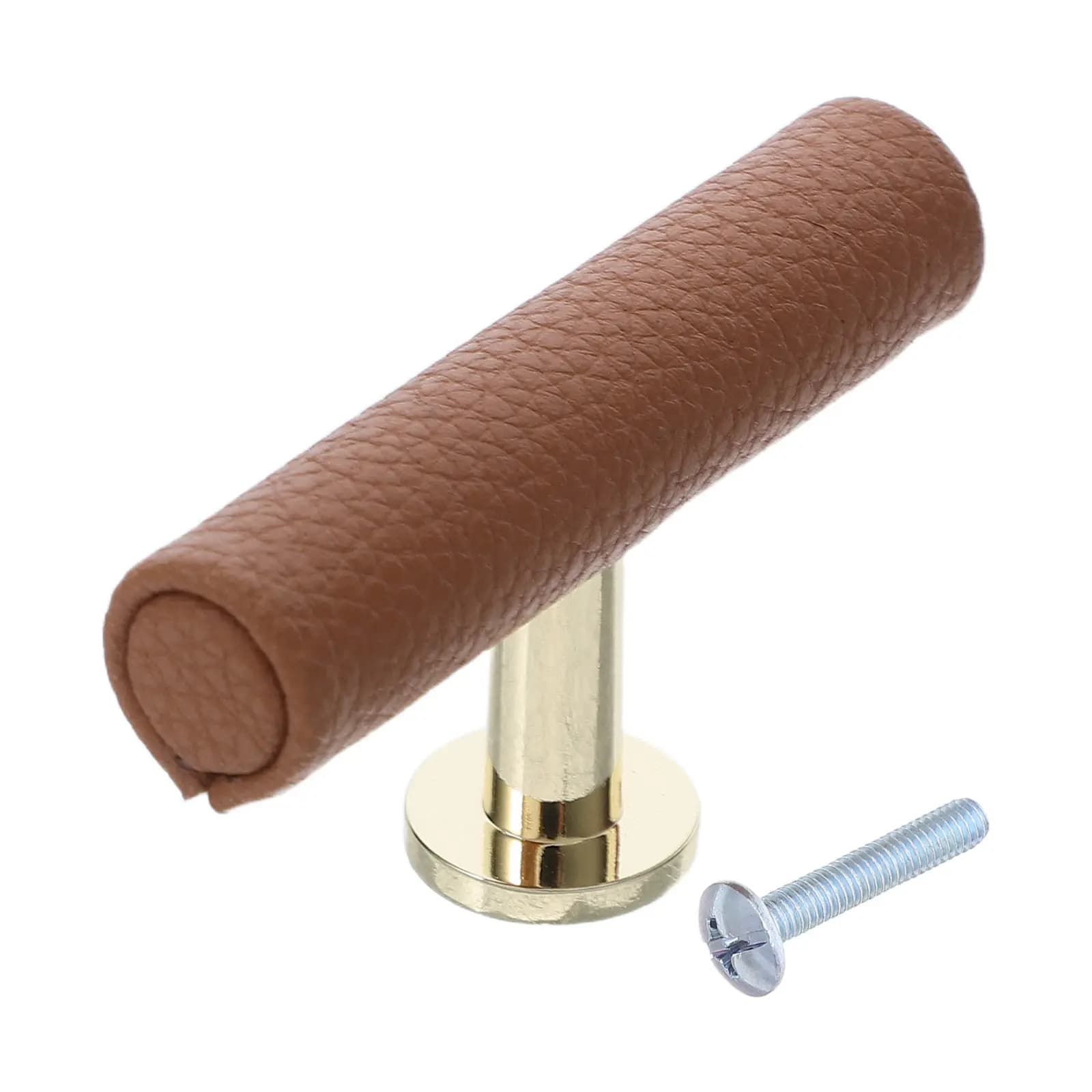 Maniglie a T in PU per Mobili, Maniglie a Foro Singolo da 2,28 Pollici, Moderne Maniglie Decorative in PU Morbido per Cassetti e Ante di Cucina