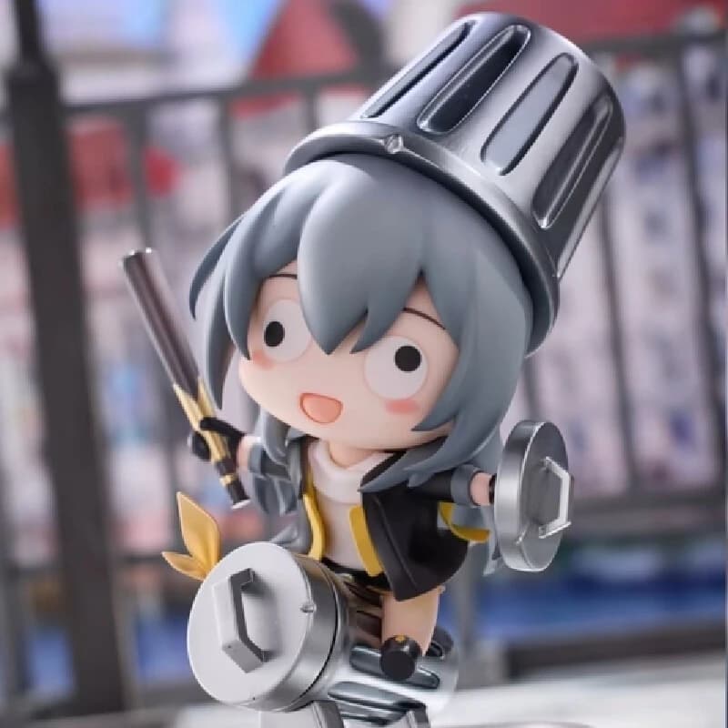 Mihoyo Honkai Star Rail Trailblazer Stelle Q Versione Figura Pattumiera Cavaliere Modello di Gioco Desktop Car Decor Bambini Compleanno Giocattolo Regalo