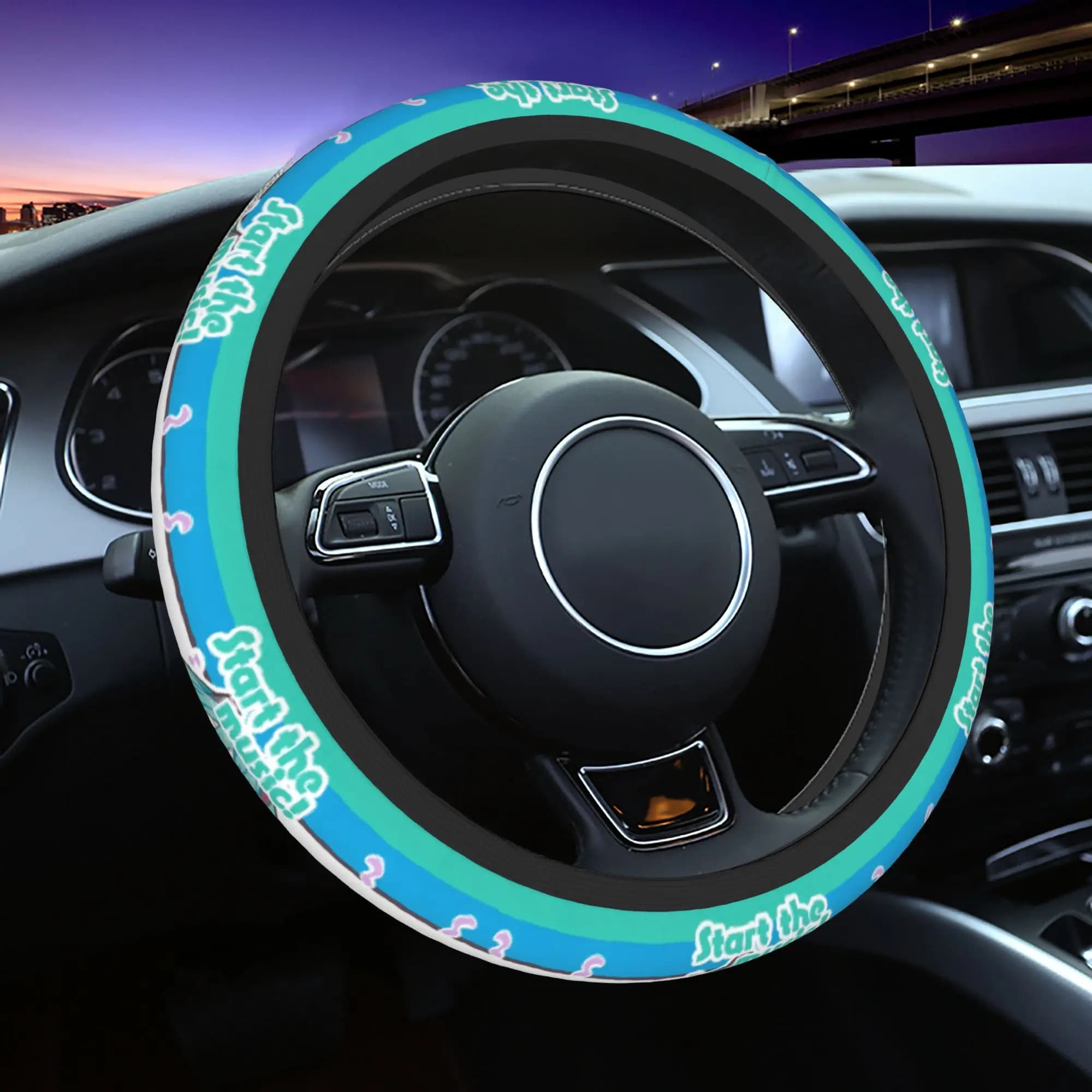 Hatsune Miku Car Seat Cover with Soul Braid, Fashion Car Accessories