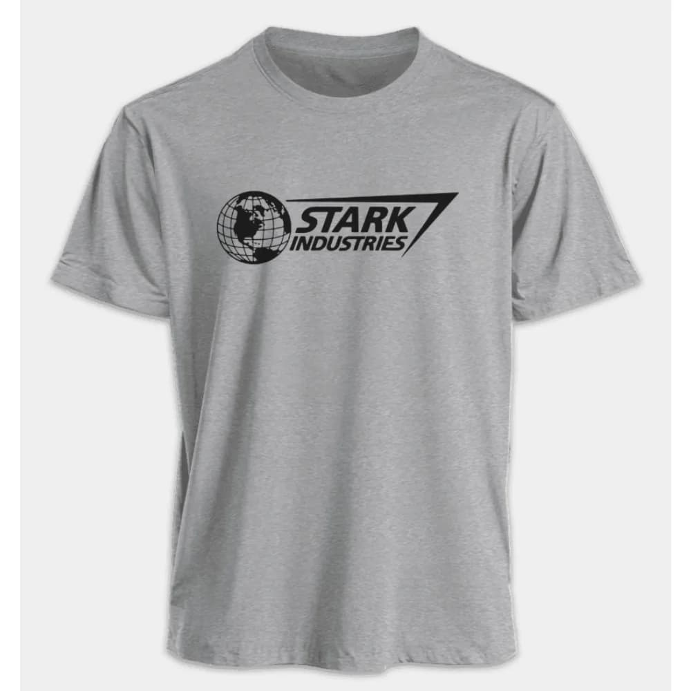 T-shirt da uomo S-5XL Iron Man Stark Industries, estiva, primaverile e autunnale, oversize, sportiva, a maniche corte