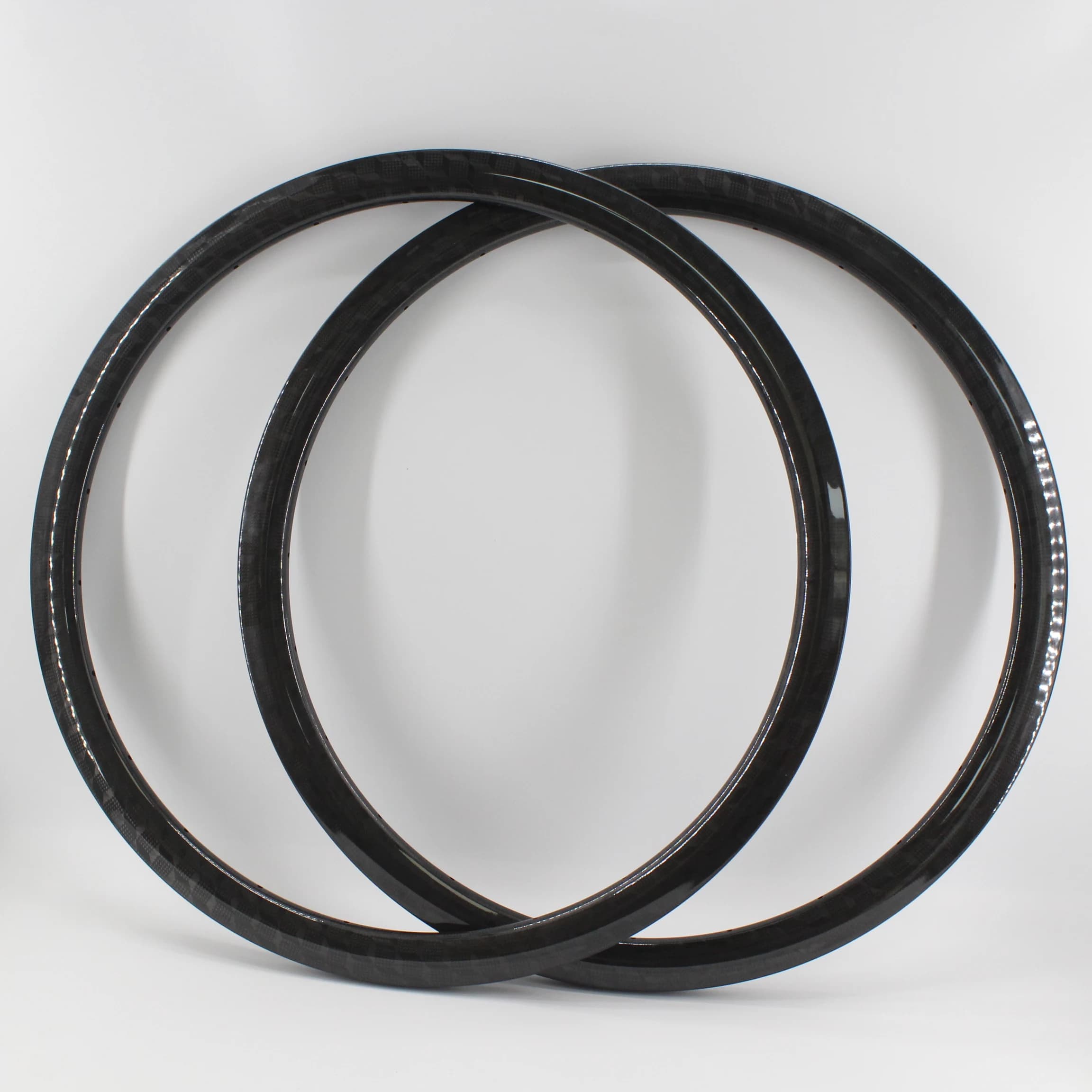 2 pz 700C Bici Da Strada 3D 3K Texture Bicicletta Tubolare Copertoncino Tubeless Cerchi Freno A Disco Ruote In Carbonio