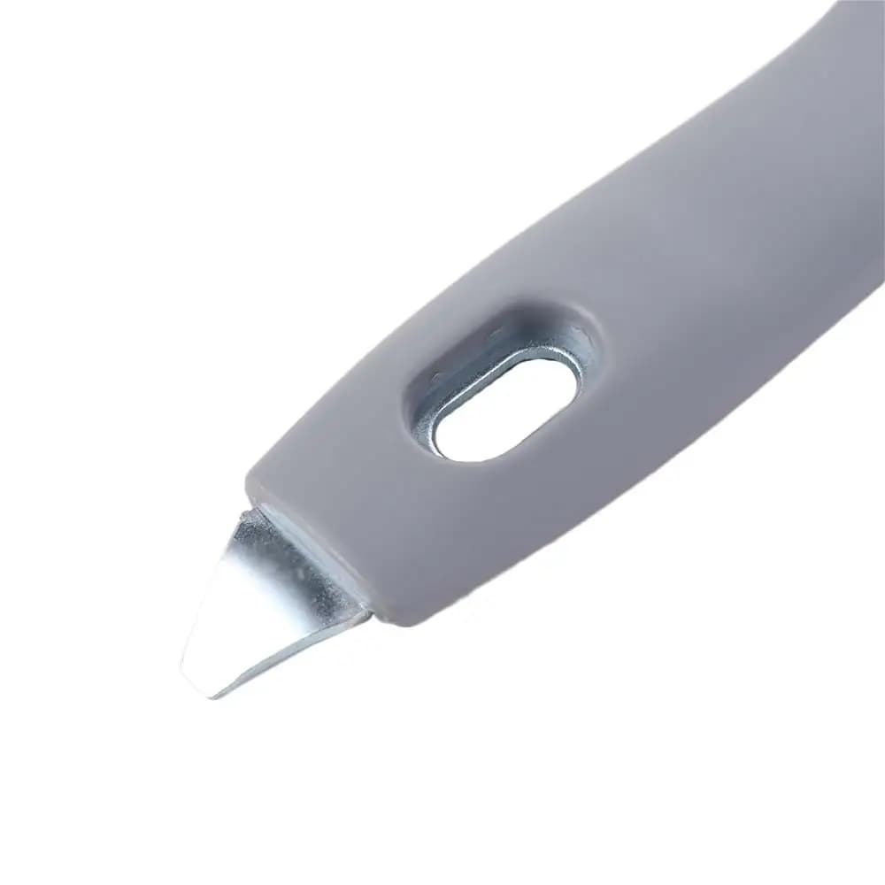 Set di 2 Miscelatori Manuali Versatili per Vernice, Agitatori Riutilizzabili per Intonaco, Grigio, Compatto, con Spazzola per Pulizia